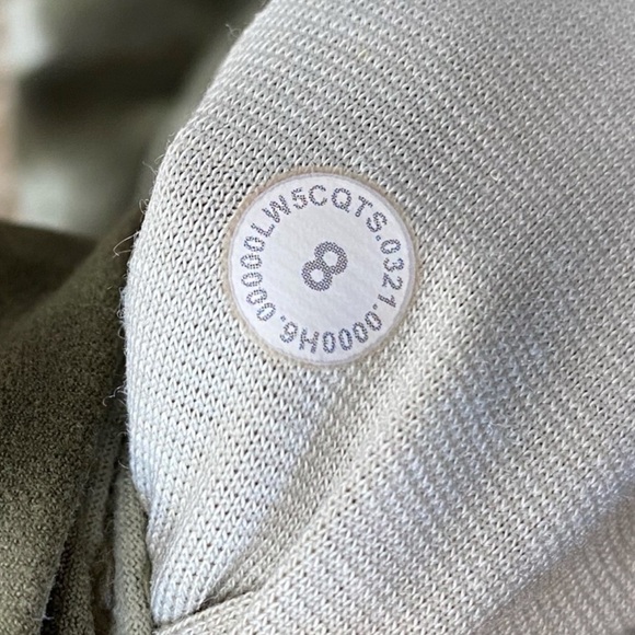 Lululemon Align Pant 25’ Diamond Dye Light Sage Army Green Olive Size 8 - Picture 6 of 6